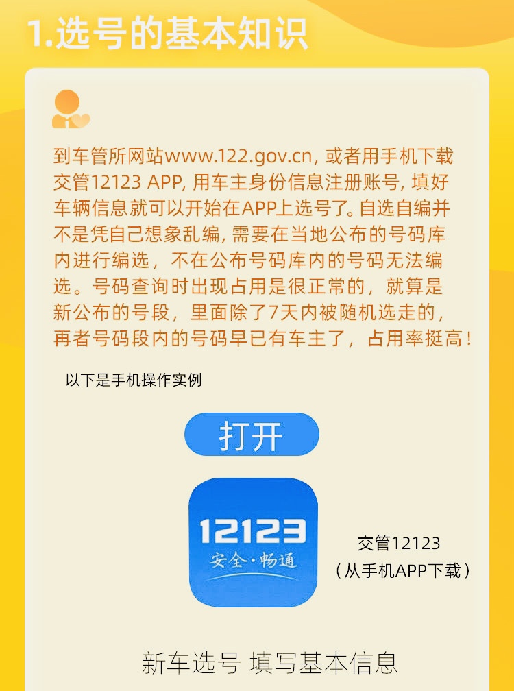 网上选车牌号流程之车牌靓号