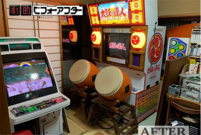 日本超強玩家，將家里打造成遊戲廳，看著65英寸switch，著實羨慕