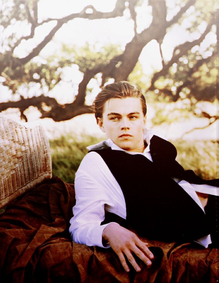 其实仔细看会发现莱昂纳多的五官单独来说都没有特别出众,但合在一起