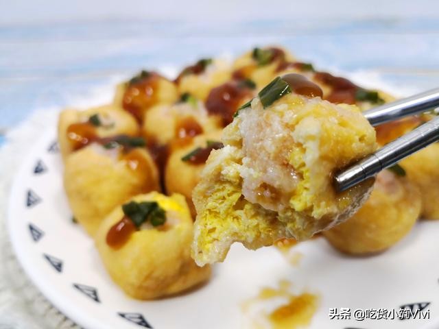 豆腐泡的两种创意新吃法，美味又下饭！