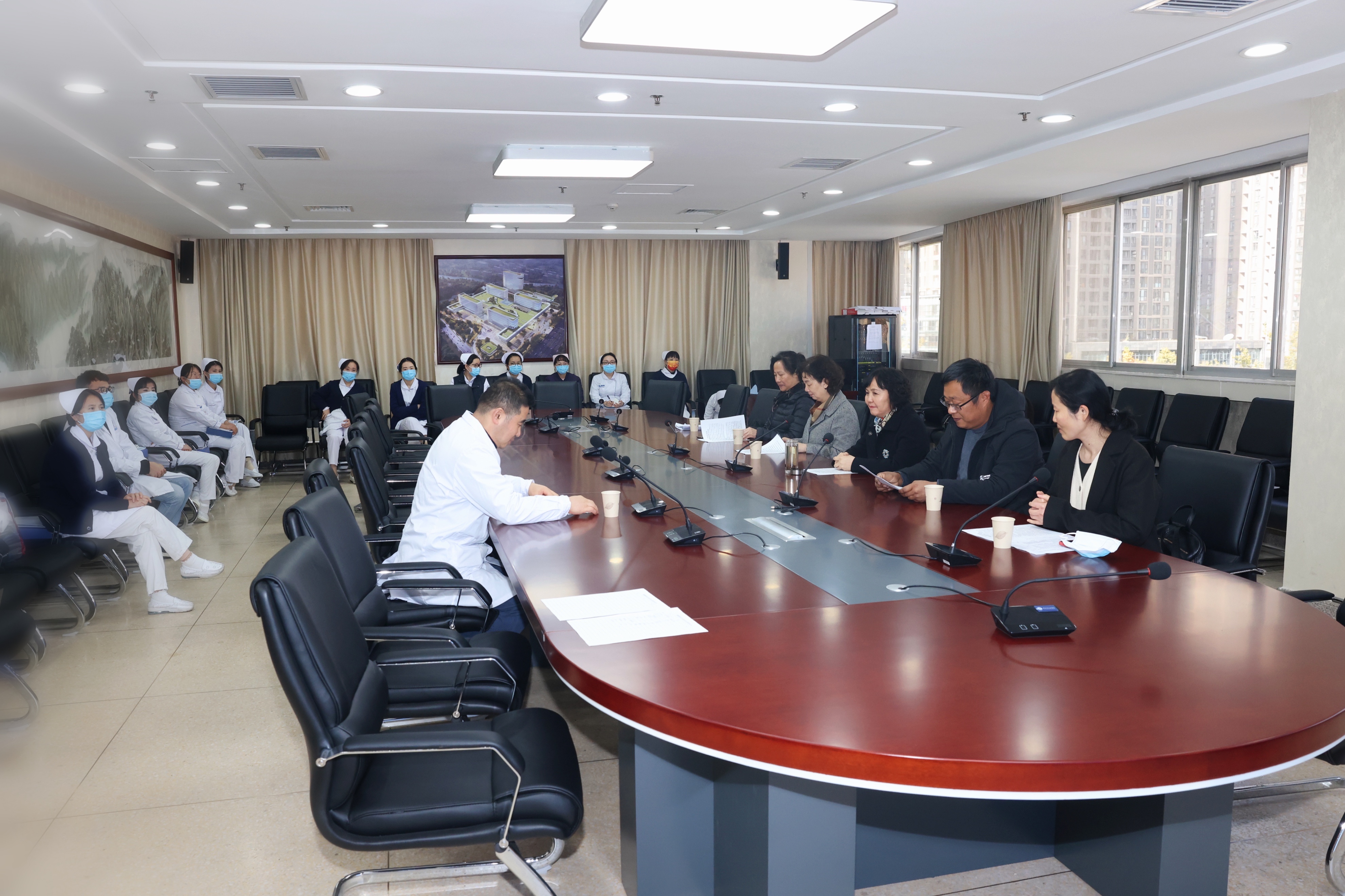 西安市红会医院迎接2021年健康促进医院及控烟工作督导检查