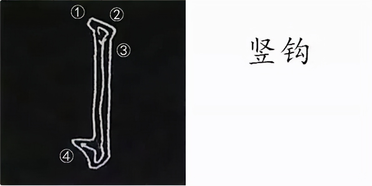 柳公权楷书基本笔画的写法