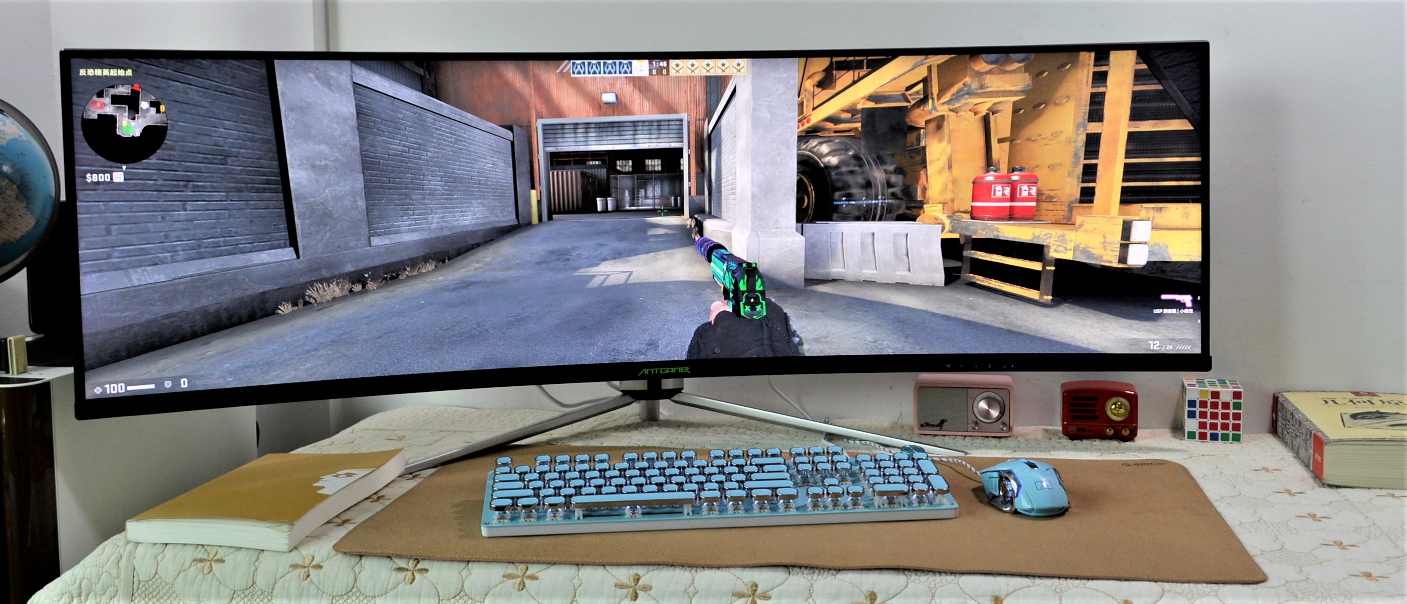 大屏全景时代，49英寸ANT491UC显示器搭配高刷，临场感更足