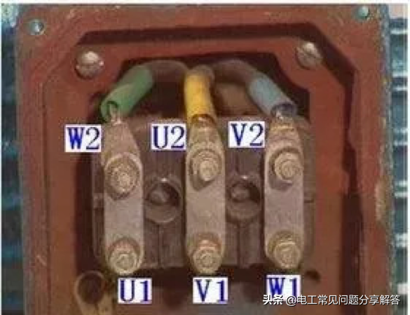 电工第33问：电压为220/380V电动机如何接线，380V如何转接成220V