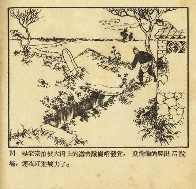 1956年老版《平原游击队》姬寿彭绘画