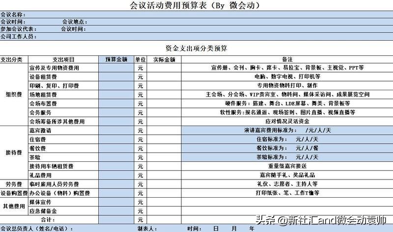 如何有效合理的控制一场会议预算（成都会议服务公司）