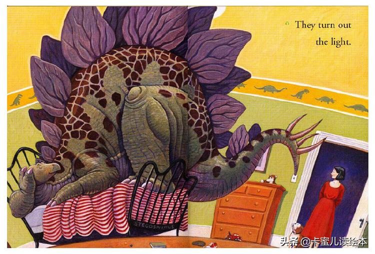 英文有声绘本《How Do Dinosaurs Say Good Night》恐龙怎样晚安