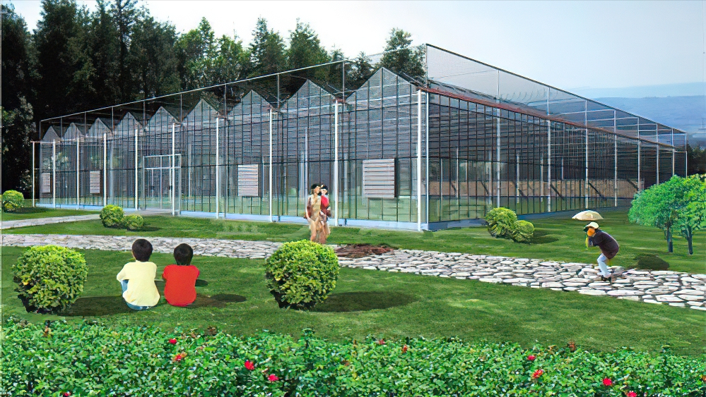 现代设施农业中的玻璃温室是哪一种？