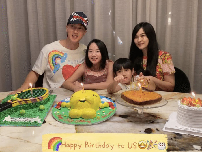 吴尊晒妻子儿子生日照，将林丽吟搂在怀里接吻，8岁Max帅气依旧
