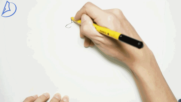 蜡笔画：看图识动物，长颈鹿
