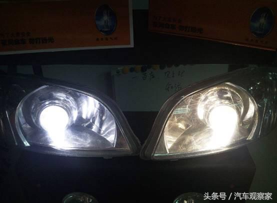 想改车灯，是选氙气还是LED？