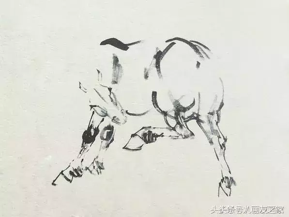 图文教程丨写意国画教程，马的绘画技法