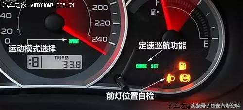 最全的仪表盘的指示灯图解及汽车常见故障与案例分析