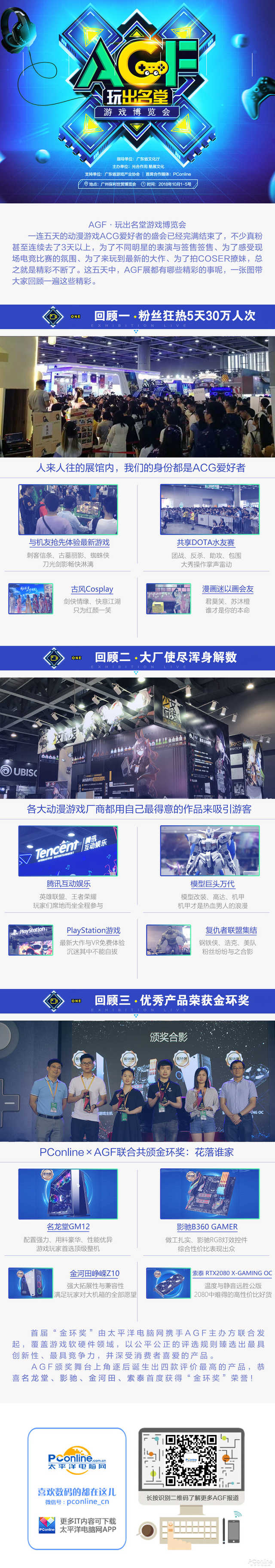 一图回顾AGF游戏博览会5天内容：太精彩了