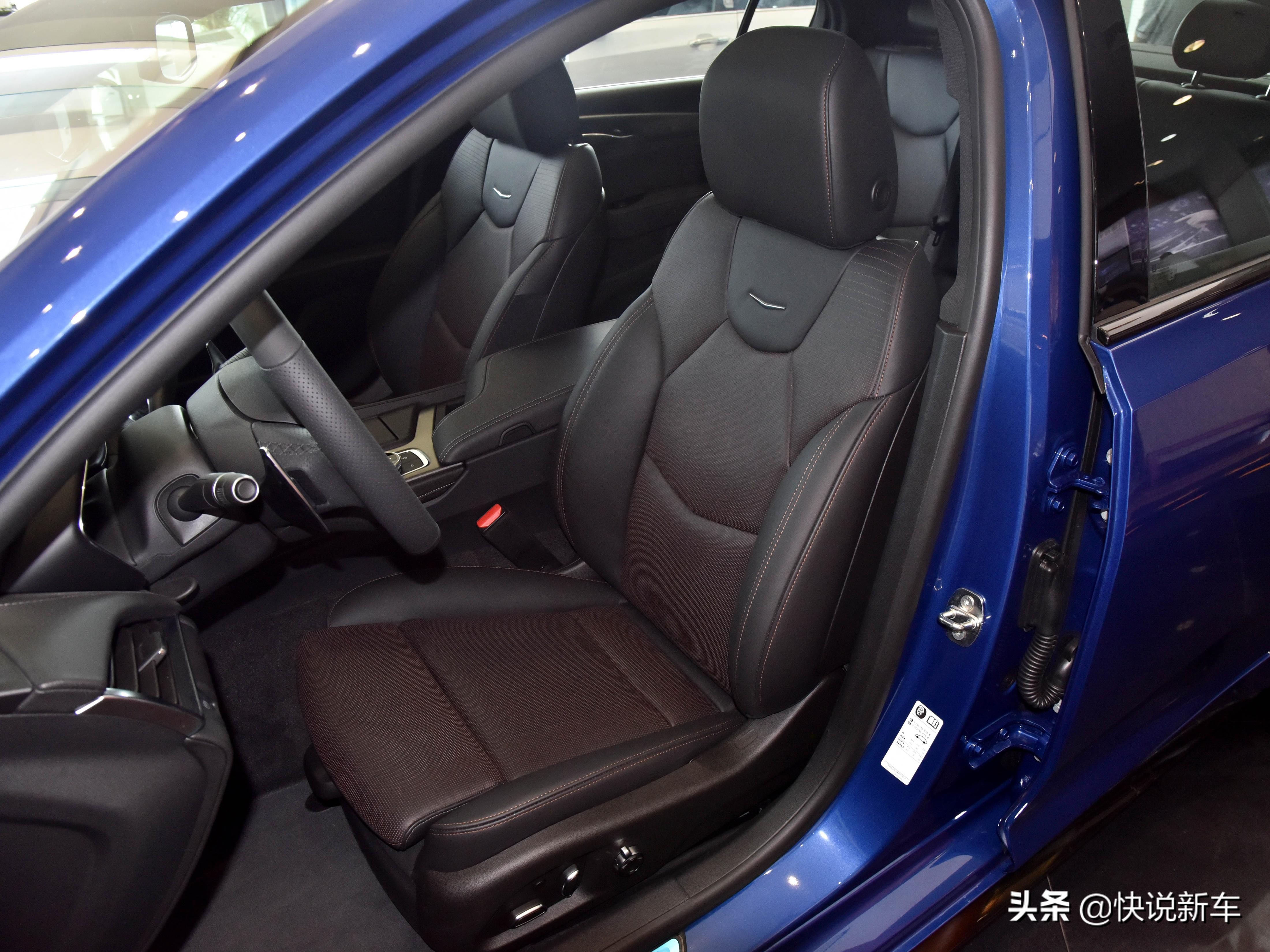 豪华品牌大轿车，价格优惠大，大尺寸油耗低，实拍凯迪拉克CT5