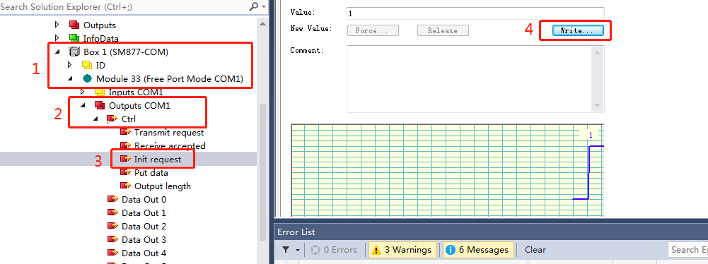 AQ-SM877-ECT-COM实现EtherCAT控制器与串口设备的通讯