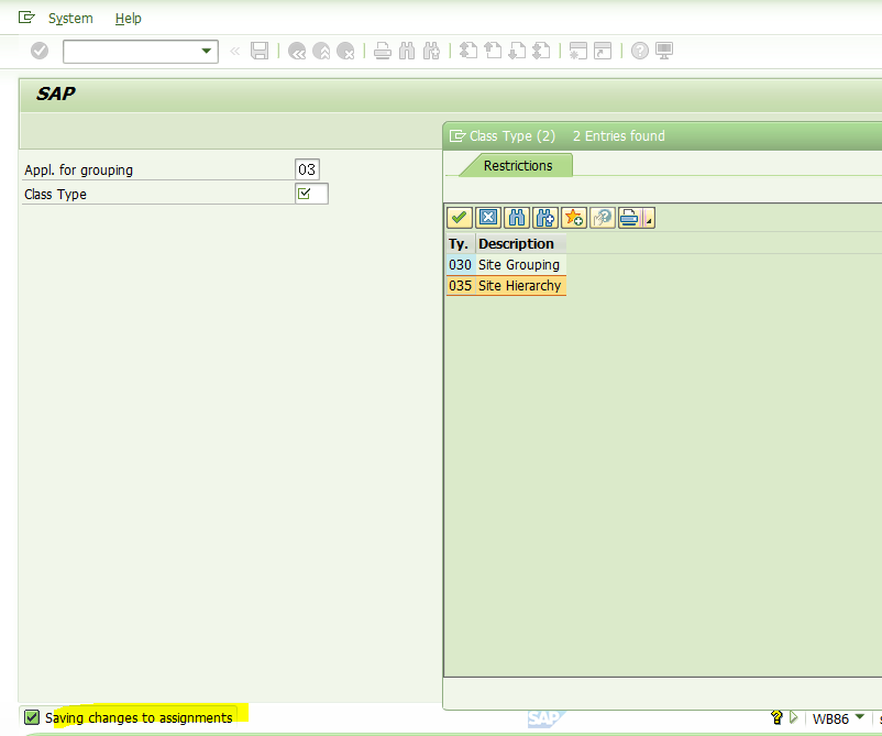 SAP RETAIL 事务代码RWBE查询界面上的Plant Group