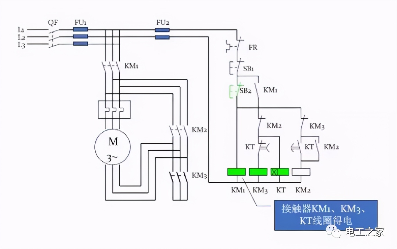 电工面试经典案例，星三角降压启动电路，你能这样答出来吗？
