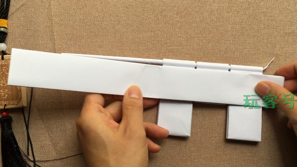 八路驳壳枪折法，70后80后的手工玩具还记得吗？手工折纸详细图解