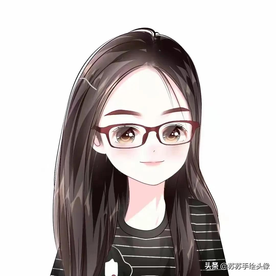 换个头像吧,俏皮可爱的女生卡通头像,童心未泯