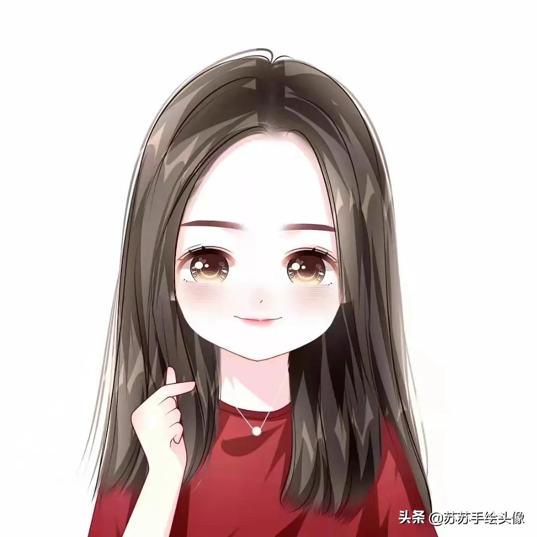 换个头像吧,俏皮可爱的女生卡通头像,童心未泯