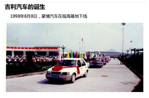 吉利千辛万苦敲打出的100辆豪情，为何李书福直接用压路机报废？