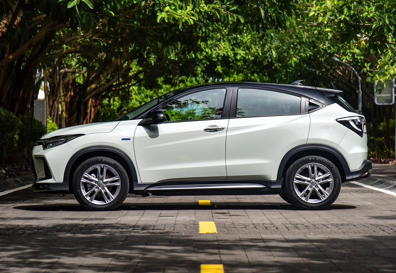 480km续航带快充小巧灵活的家用代步suv实拍广汽本田ve1