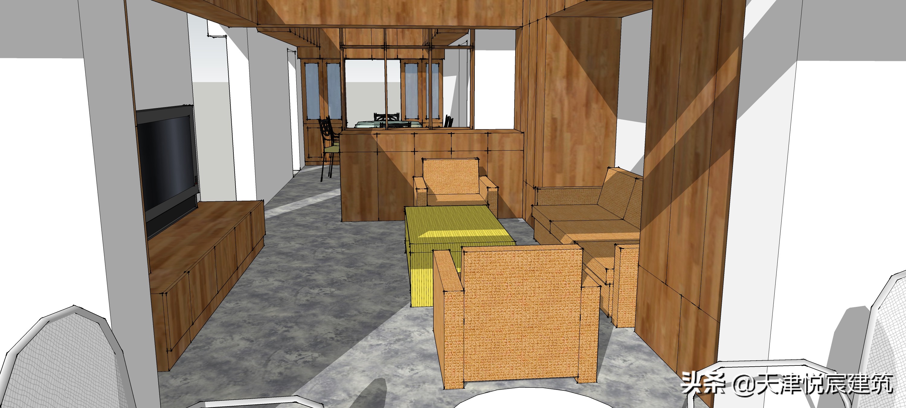 现代客厅中如何打造中式空间