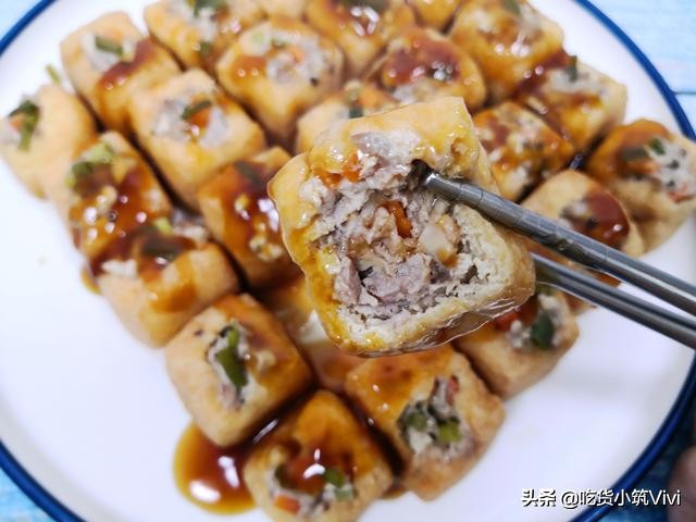 豆腐泡两种新吃法，不煎不炸、蒸10分钟就出锅，好吃不腻孩子最爱