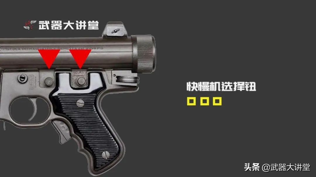 正宗意大利货，包络式枪机设计，稳定性极佳的伯莱塔M12冲锋枪
