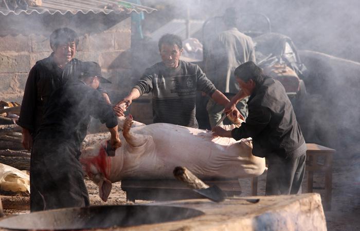 乡土散文：杀猪饭