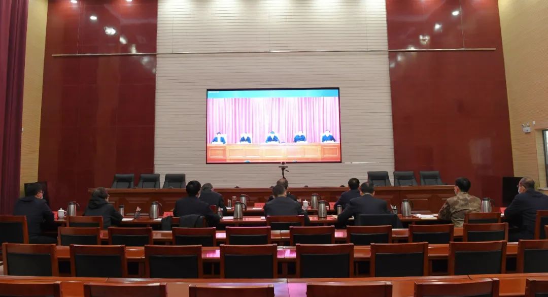 王拥军与各市新一届市委常委班子成员进行集体廉政谈话 郑连生朱晓东郭奔胜在忻州分会场参加