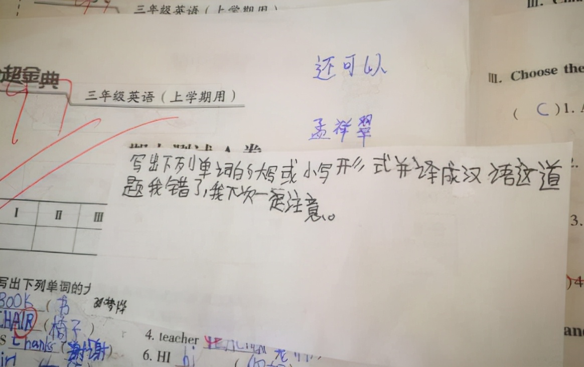 老师批改作业，因评语遭家长投诉，相关部门已对老师作出处罚