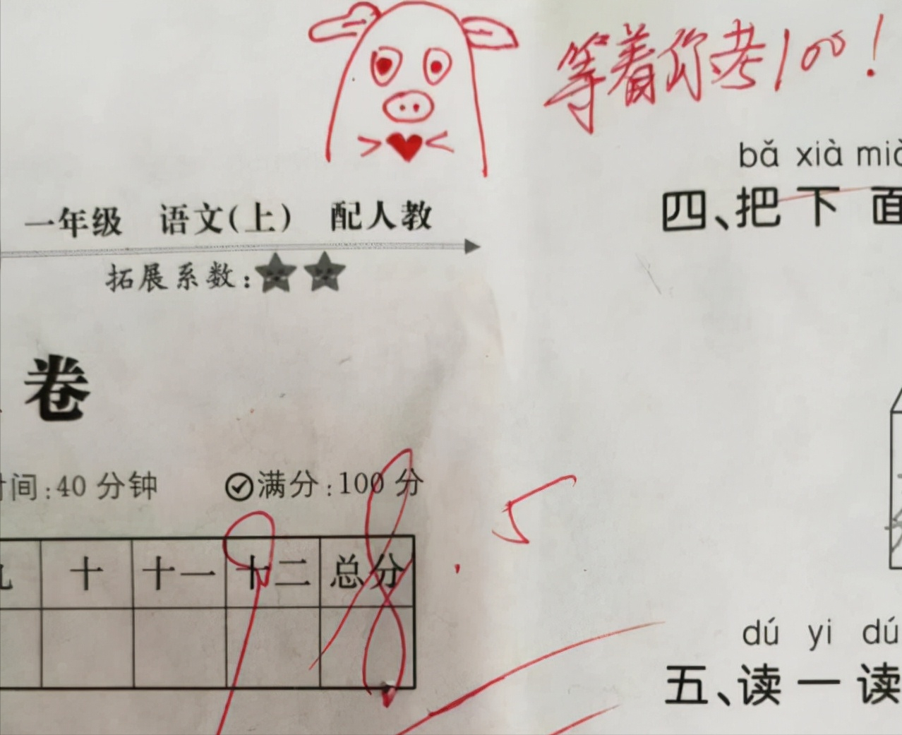老师批改试卷“评语”引家长不悦，已投诉到教育局，处理结果来了