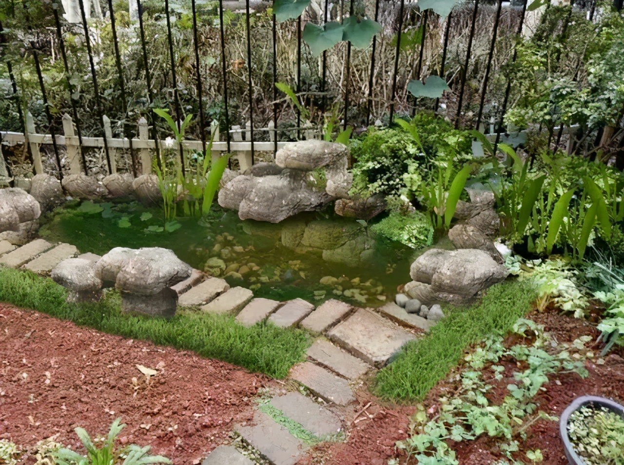 花园只有造个锦鲤鱼池，才能堪称最美庭院