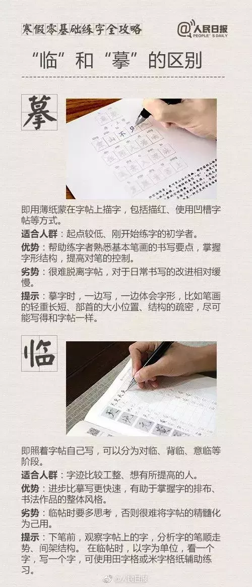 【零基础练字攻略】《人民日报》整理，你的握笔姿势还好吗？