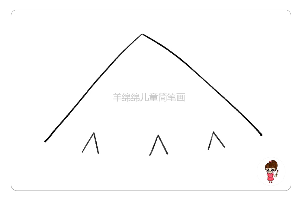 春暖花开，学画美丽的风筝简笔画「图文+视频教程」