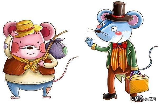 City Mouse and Country Mouse English Words