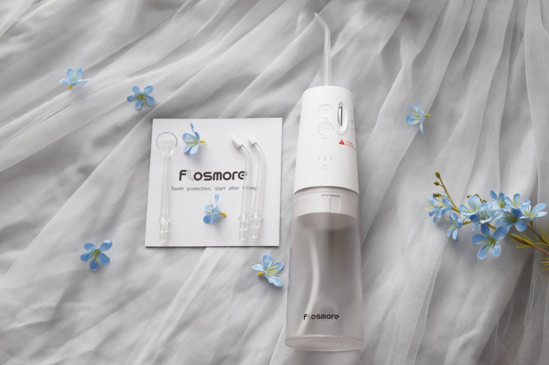 Flosmore冲牙器使用体验：塞牙用户的福音，口腔食物残渣的克星