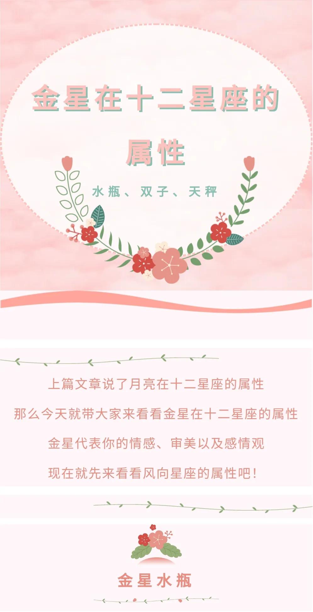 金星火星太陽星座查詢表 金星星座怎麼查詢 十二星座 學習吧