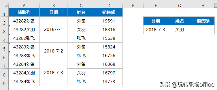 EXCEL有合并单元格VLOOKUP会出错？这种方法轻松解决