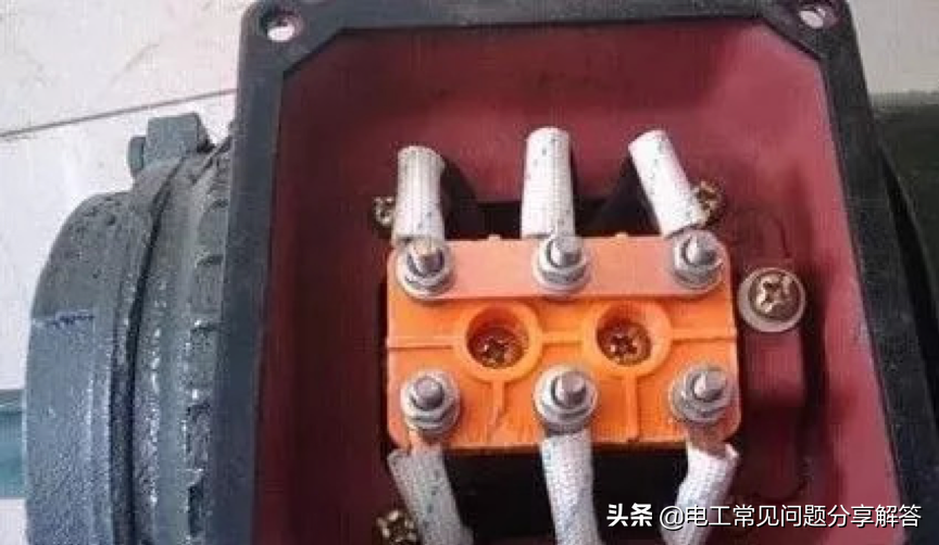 电工第33问：电压为220/380V电动机如何接线，380V如何转接成220V