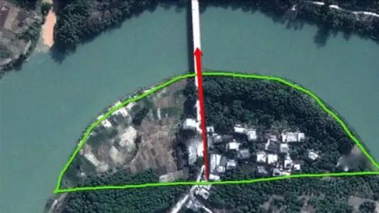 大门位置风水门前大路风水吉凶图