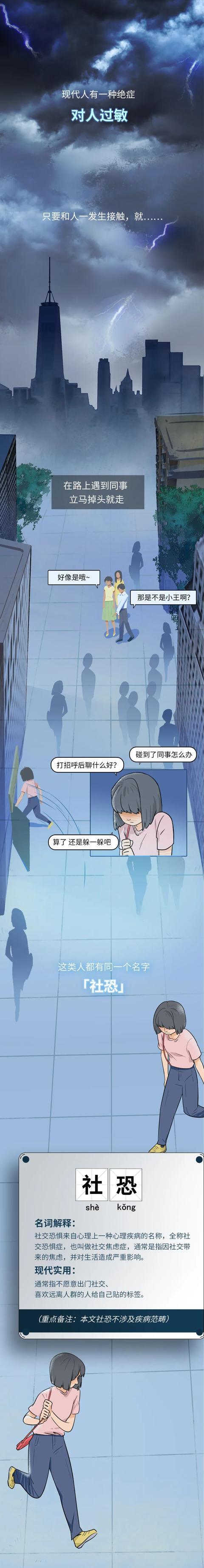 你“社恐”吗？一组漫画揭开，社交恐惧症的日常，你也这样吗？