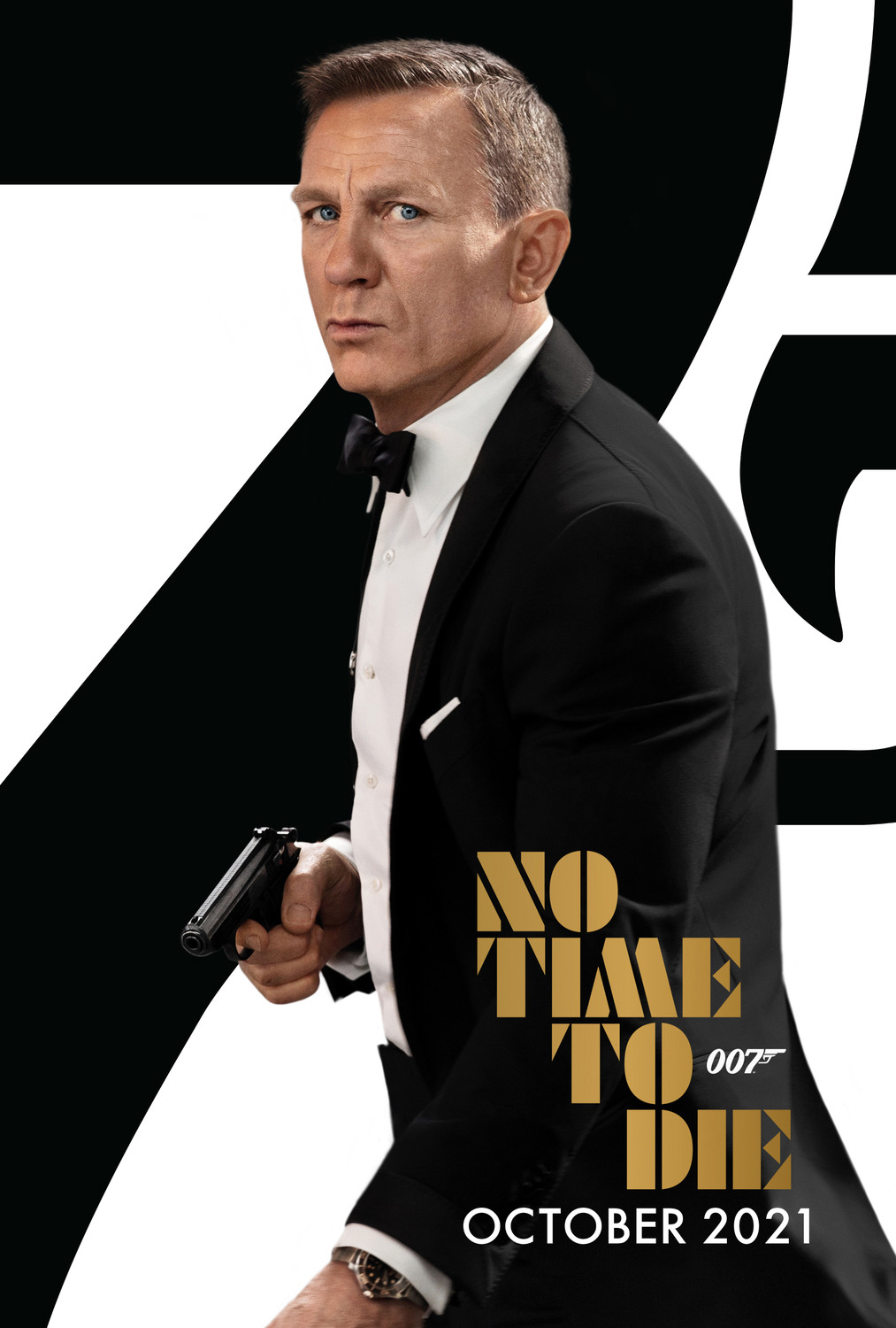 007系列电影海报无暇赴死丹尼尔克雷格最后一部