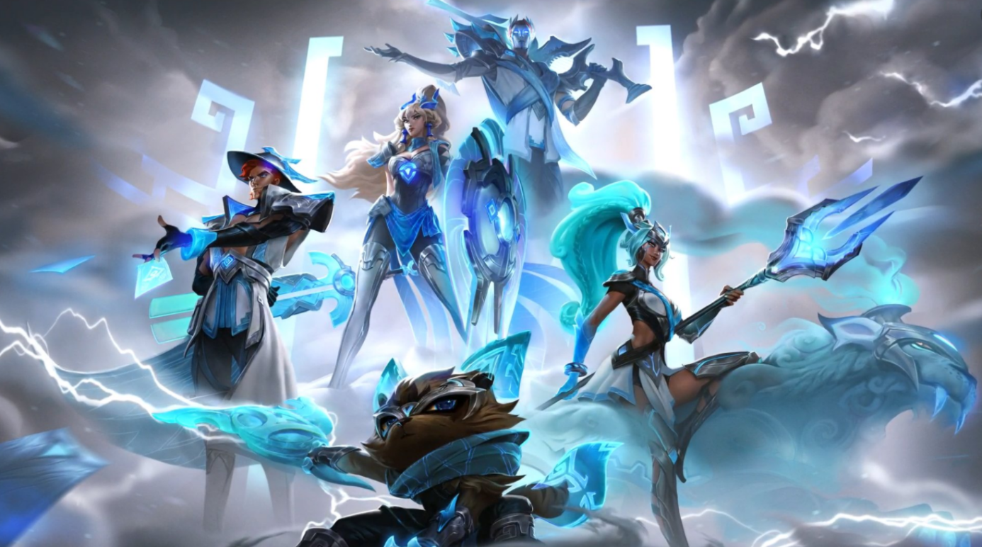 播放了2020年英雄联盟全球总决赛冠军——dwg战队的纪念皮肤