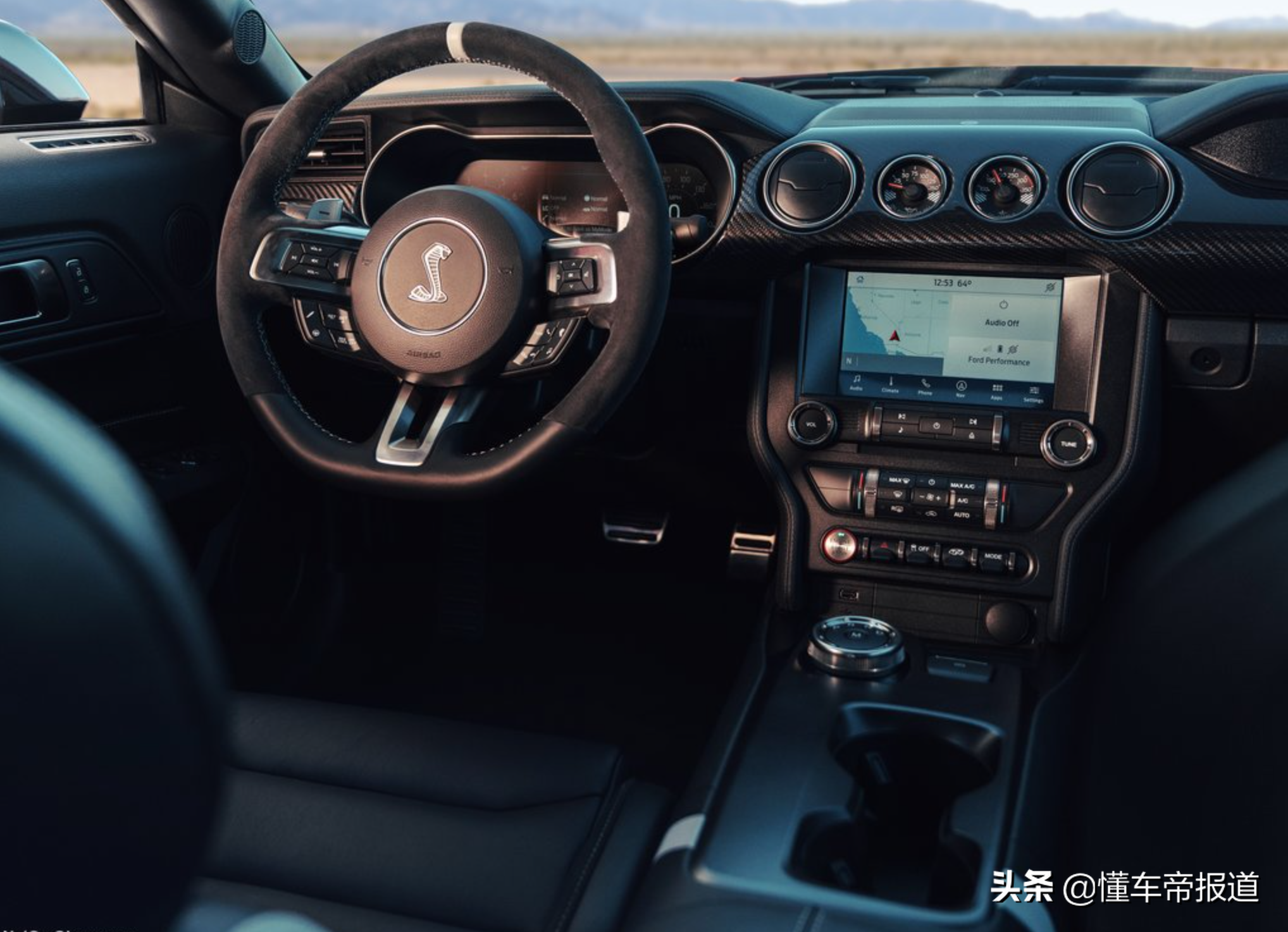 新车 </p><p>　　 史上最强野马？100万元起，福特Mustang Shelby GT500海外上市