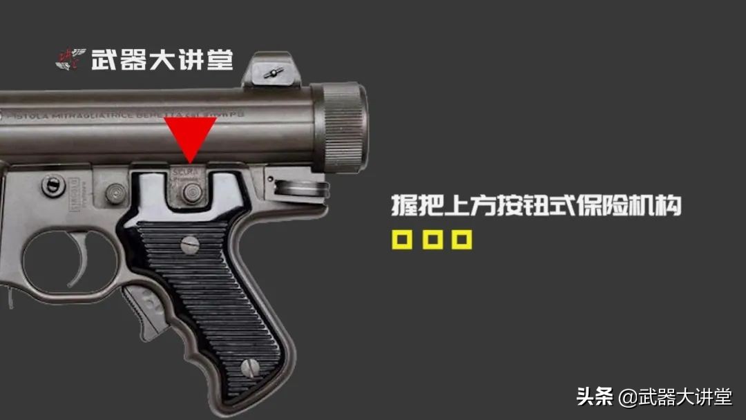 正宗意大利货，包络式枪机设计，稳定性极佳的伯莱塔M12冲锋枪