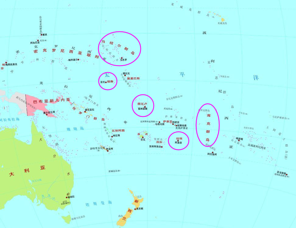 国家面积排行榜前十名4个在欧洲5个在大洋洲