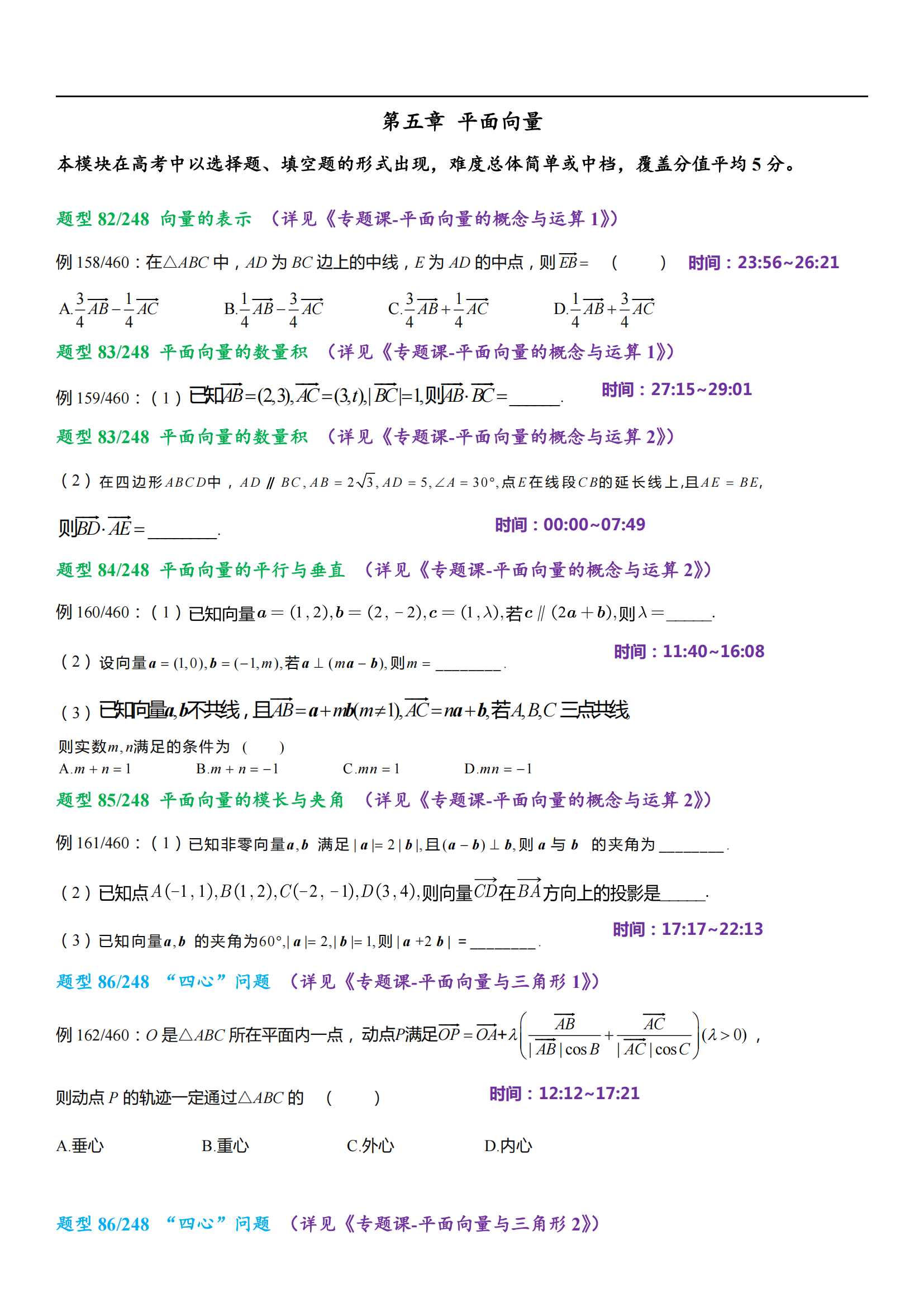 考试次次第一！只因吃透高考数学这460道题型，章节重点都在这